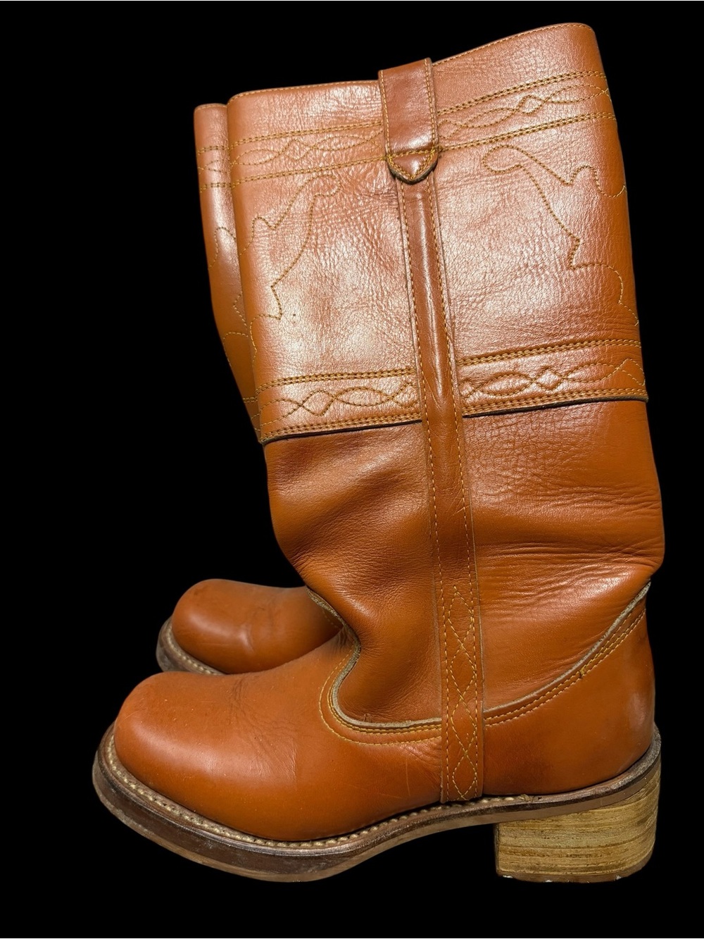Vintage 70s or 80s leather boots